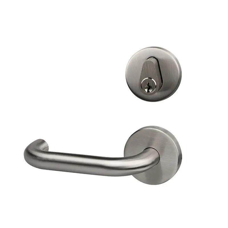 定制304不锈钢消防门防火锁医院商场过道锁楼梯通道锁国标防火锁