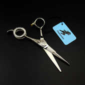 神行者 平剪 个性 理发剪 送包 美发剪刀 6.0寸