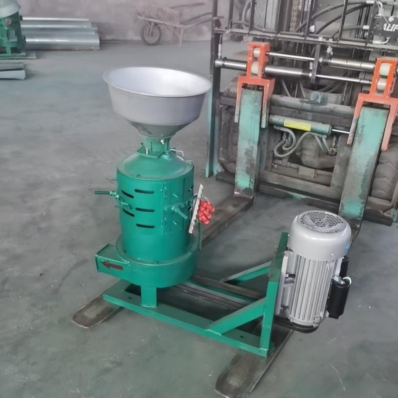 330型谷物剥壳碾米机立式砂辊碾米脱皮机家用电小型玉米脱皮机