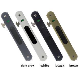 不锈钢钩锁90断桥铝锁塑钢门锁铝合金推拉门窗钩锁推拉门单双面锁