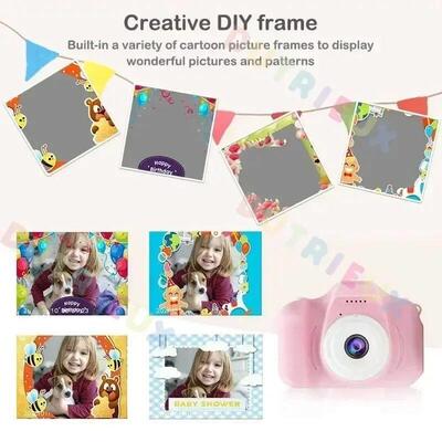 Mini Children Camera X2 Digital Vintage Camera Educational T