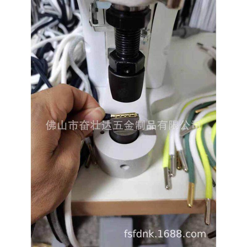 厂家供应半自动绳带头打机简单易学便利噪声小鞋带头辅助设备批发