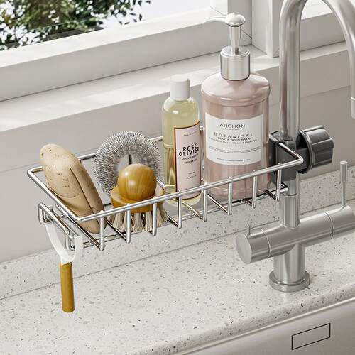 Kitchen Faucet Organizer Dishwashing Vegetable Washing Basin