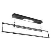 ZQ电动晾衣架单杆式 迷你极窄智能凉晒 遥控自动升降阳台小户型侧装