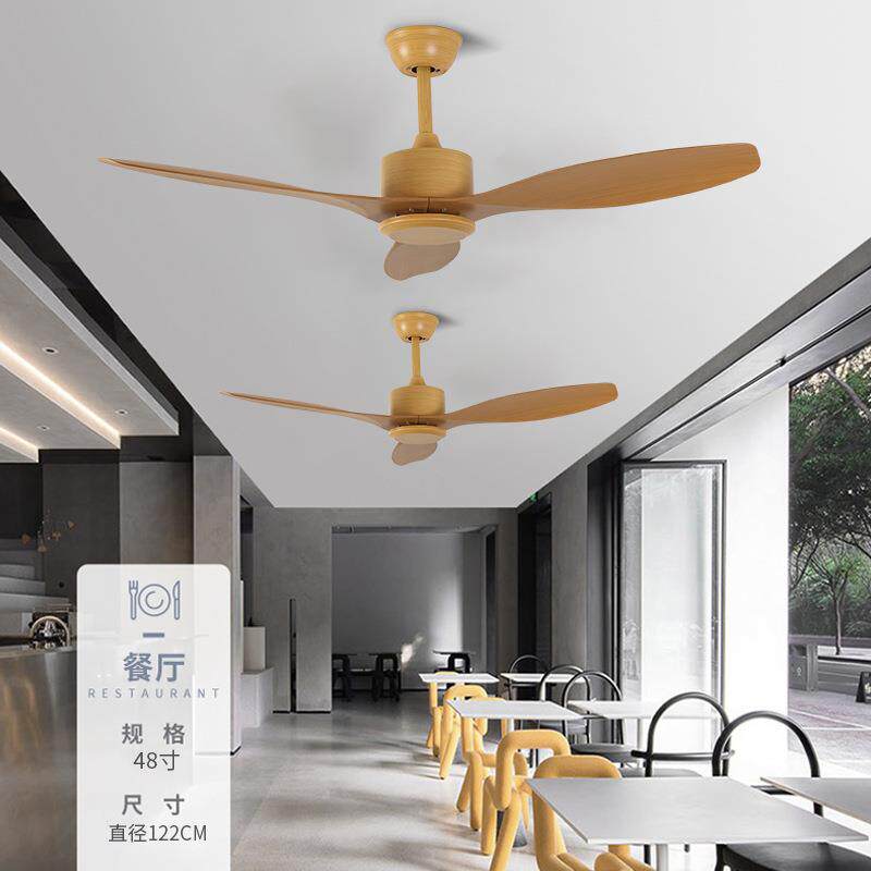 现代风扇灯家用客厅餐厅美式吊扇商场商店学校大风力工业电风扇灯