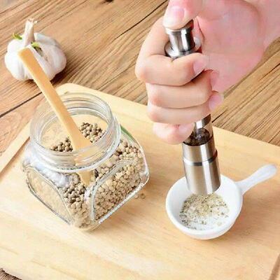 Stainless Steel Pepper Grinder Stainless Steel Manual Salt