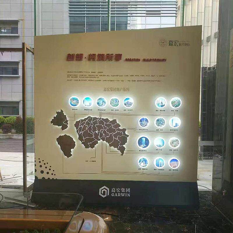 新款直销不锈钢宣传栏公园景区标识公示栏户外景区指示牌制作