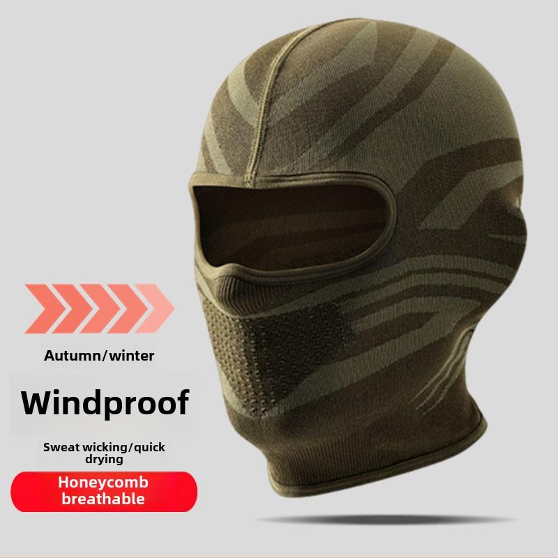 摩托车骑行保暖头套男士秋冬季透气全脸面罩户外防风机车滑雪内衬