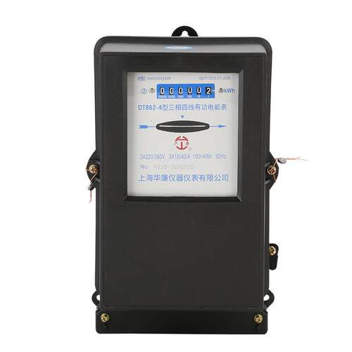 机械电表DT862-4三相四线电能表380V互感器有功转盘电度表