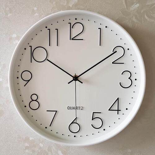 10 inches silent wall clock bedroom living room colorful