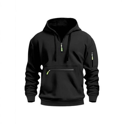 Men ' s Fall Winter Hooded Sweatshirt , Casual Loose - Fit