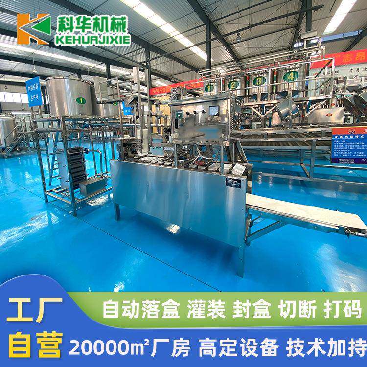 产地货源山东盒装内酯豆腐机器生产厂家内酯豆腐机厂家提供盒子