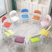 家用折叠椅子宿舍椅子靠背椅便携办公椅简易凳子会议椅电脑椅餐椅