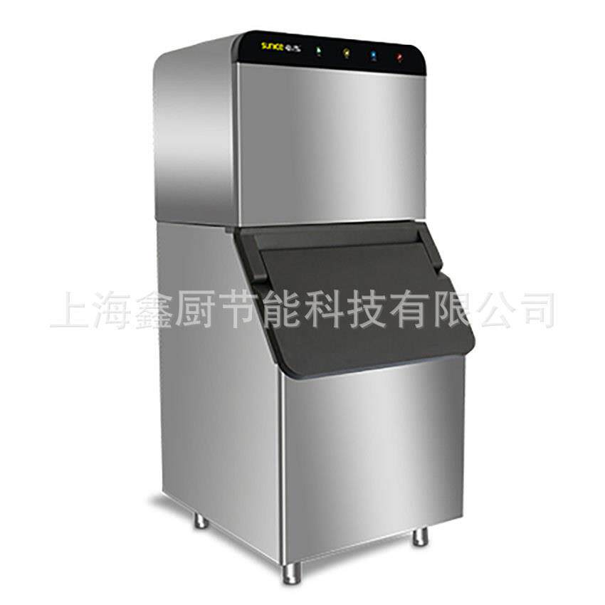 制冰机QF380水吧咖啡茶饮店方块冰182kg大容量智能制冰机