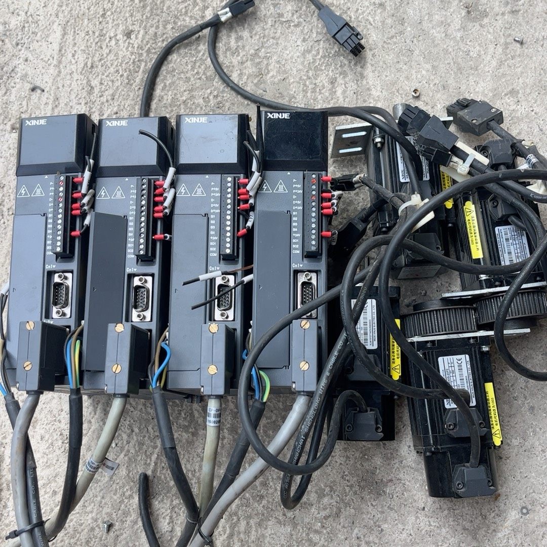 信捷私服一套拆机 伺服DS2-20P2-AS 电机MS-60