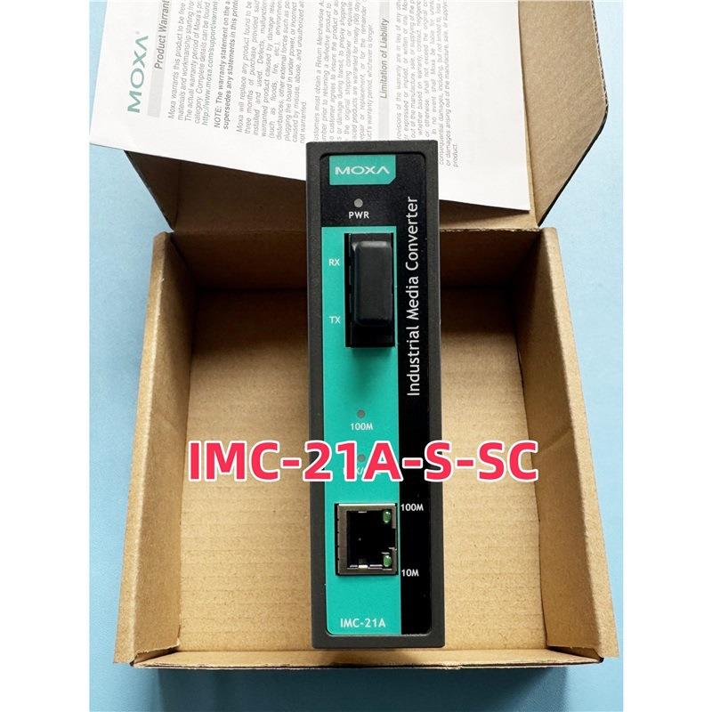 MOXA IMC-21A-M-SC多模百兆工业光电转换器