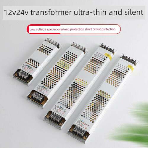 Led超薄灯箱电源12V24V长电源开关300W220V转12V电源转换器