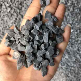 LID日玄武岩灰碎石天然 深色碎石青灰石玄武建筑岩路面庭院铺设l式