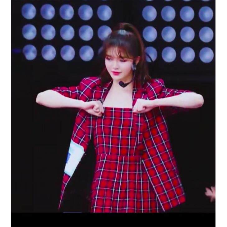新款春有你2同款女团装舞打歌服爵士舞韩蹈青少儿舞台套表演出服