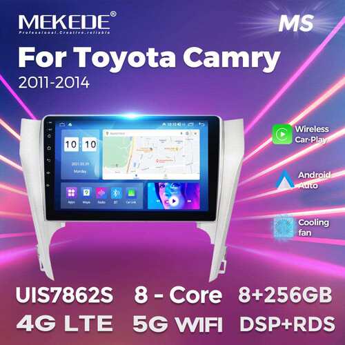 适用丰田ToyotaCamry2011-2014款安卓大屏中控导航8+256G