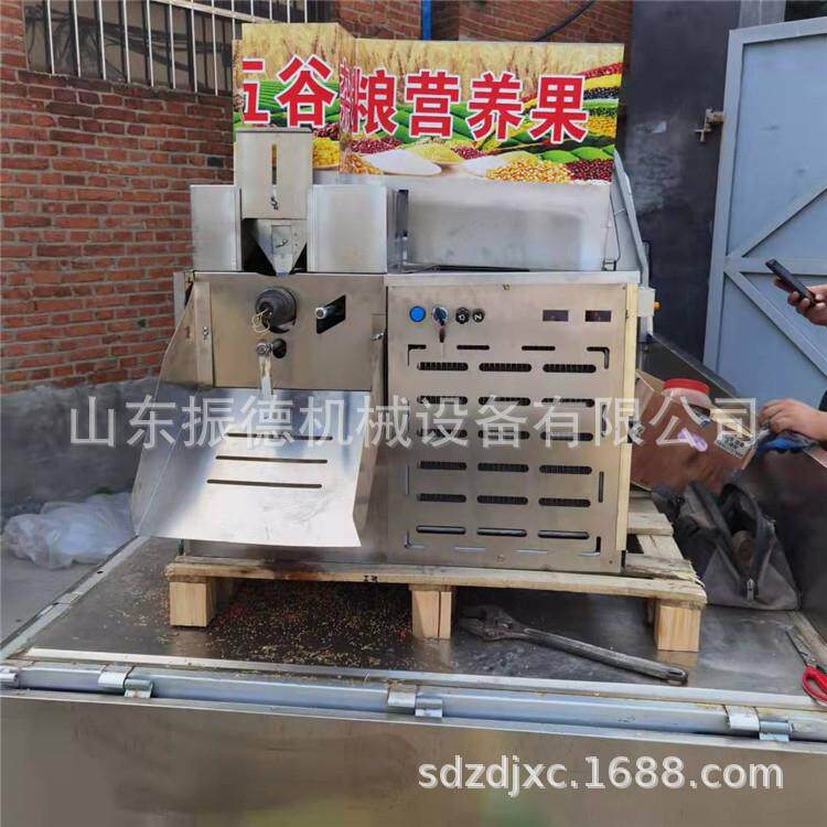 四缸静音五谷杂粮膨化机视频绿豆冰糖麻花膨化机轿车款膨化机厂