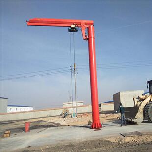 立柱式悬臂吊车间小型单臂吊0.5t1吨2tt5吨电动旋转旋臂吊起重机