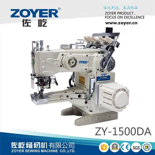 厂家供应ZY1500DA佐屹链式自动剪线高速筒式绷缝机坎车缝纫机