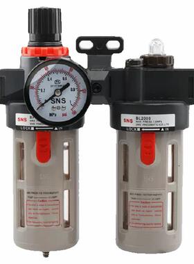 SNS神驰气动油水分离器二联件BFR+BL调压过滤器BFC2000 3000 4000