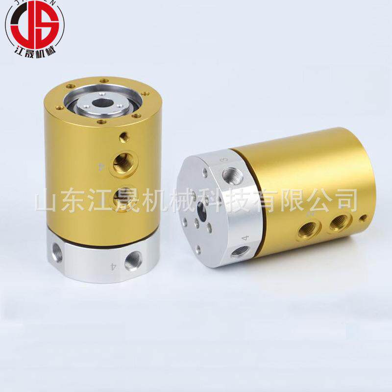 气动滑环导油气液电一体组合360度2/12路高速旋转接头江晟机械