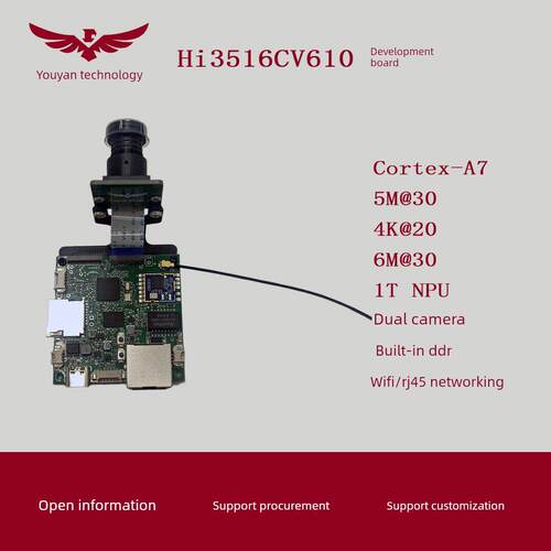Hi3516CV610 AI开发板 hi3516cv610 海思开发板 SC4336P IPC模块