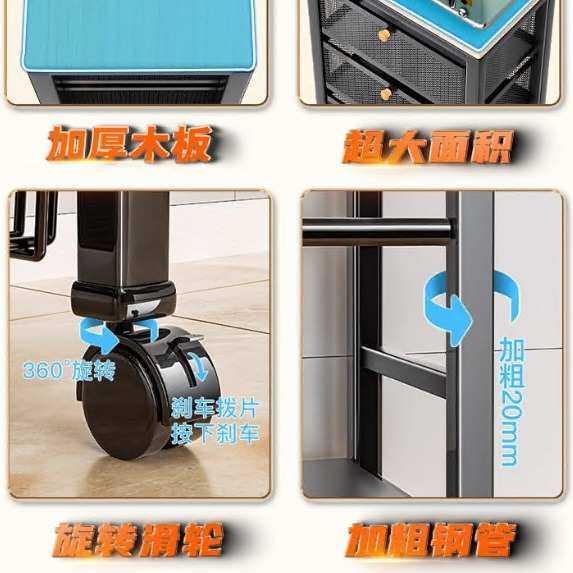 厨房菜篮子置物架家用移动落地式多层果蔬收纳筐多功能微波炉架子,厨房/烹饪用具,厨房抽屉置物架,淘宝优惠券,粉丝福利购,淘宝优惠卷