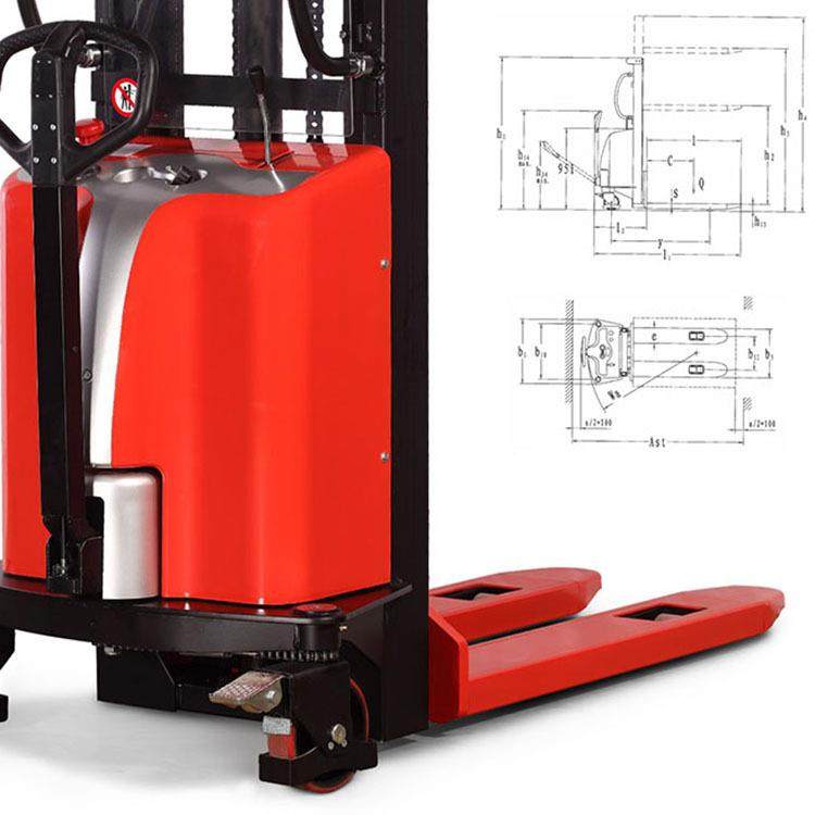 推荐诺动力SP1(1.5吨)小5型CZQ半电堆高车 运行稳定升高装卸M堆