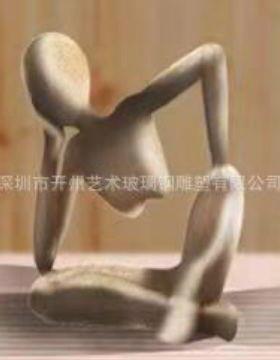 北欧轻奢风抽象人物家居装饰摆件迷你造型工艺品桌面装饰品艺术品