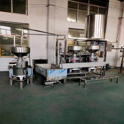 三联磨自动吸豆机浆渣分离机豆制品加工设备
