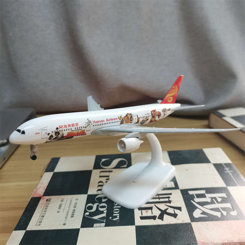 大号仿真飞机模型客机实心非合金空客350海南航空办公室客厅摆件