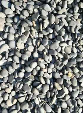 黑FID色鹅卵石石道黑雨花石子园林路用子黑色铺石路石头河滩石水