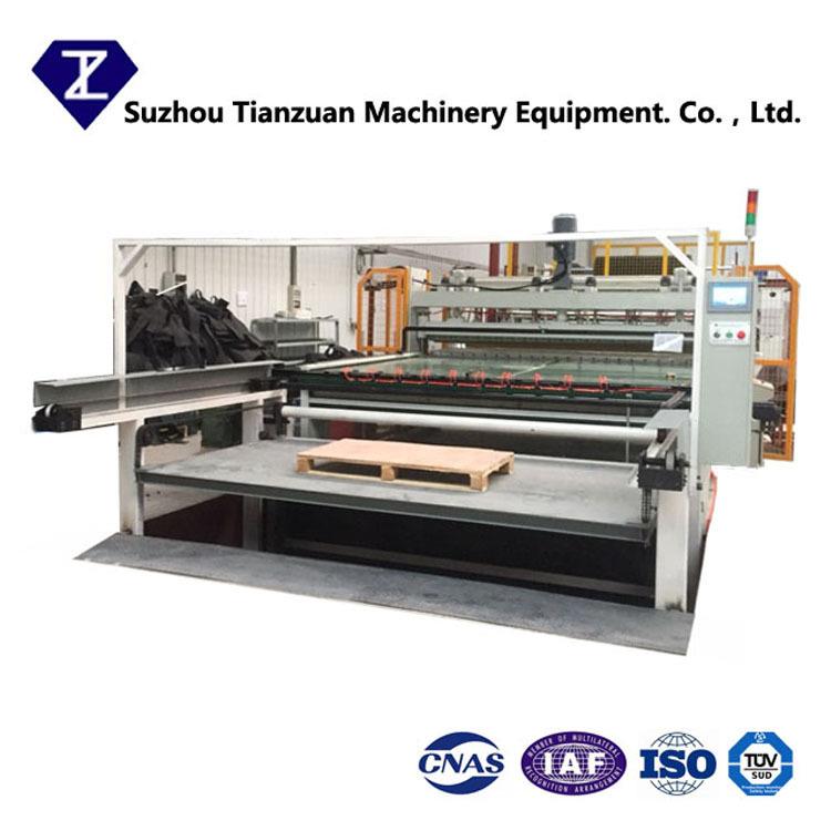 TZ-3200汽车隔音玻纤棉自动收料堆垛机智能人机控制自动记片
