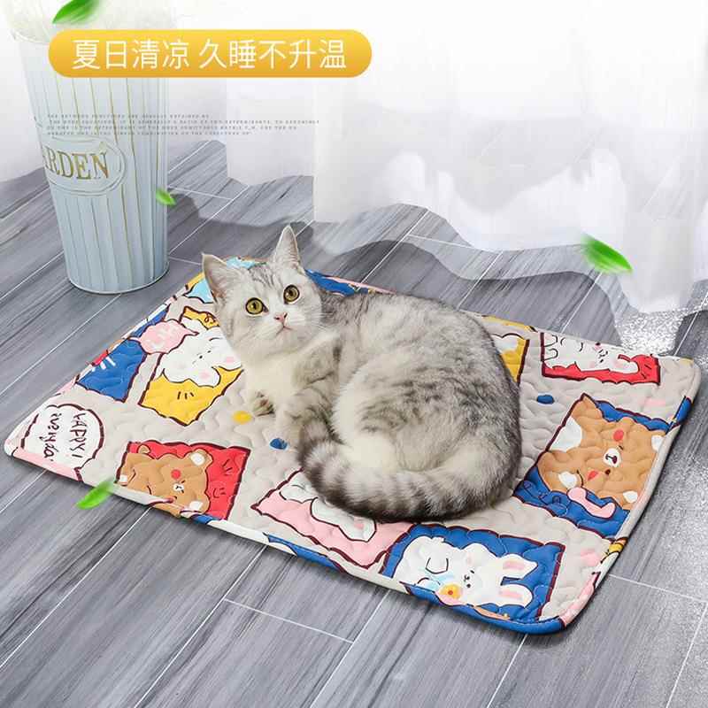 宠物地毯狗垫子中小型狗狗睡觉专用棉垫猫咪睡垫夏季防滑宠物垫子