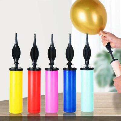 1/3/5 Pcs Random Balloon Pump Air Inflator Hand Push Portabl