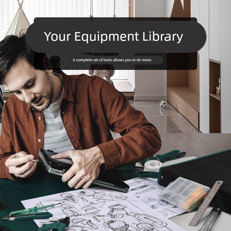 实达工具集物业五金家居维修组合全套多功能电气安装套件05156