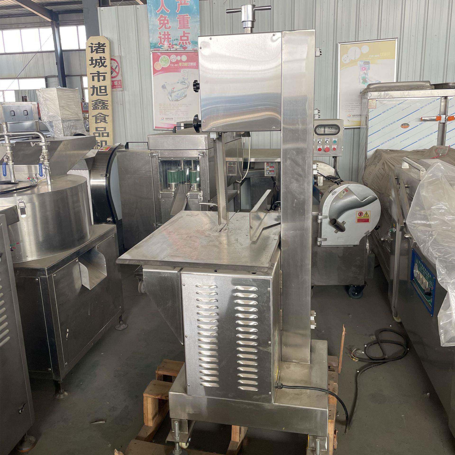 大型商用工业款锯骨机食品厂商用切割猪脚猪蹄设备切冷冻鱼块机