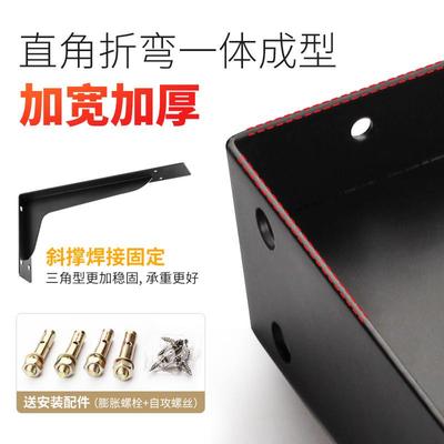 三脚架墙壁固定置物架支撑配件厨房重型冷轧钢承重直角可调节金属