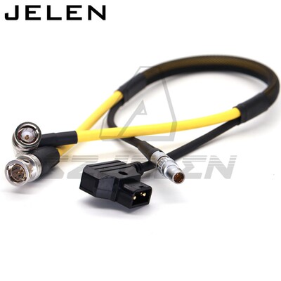 DTAP 转0B2针+SDI直弯 SamHD 703 ,cine7监视器电源线SDI线二合一