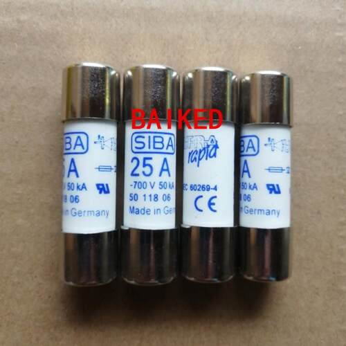 SIBA 25A 700V 50KA 5011806 14X51mm 熔断器保险丝