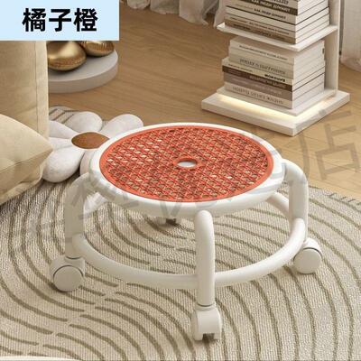 修脚滑轮矮凳万向地带静音儿童凳