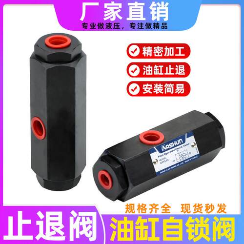 油缸止退阀自锁 管式液控止逆阀逆止阀 CPTS-03液压缸ZYTS-03锁阀