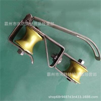 电力施工钢制跟头滑车0.5T架空线路施工翻斗滑车ZF011033翻转滑车