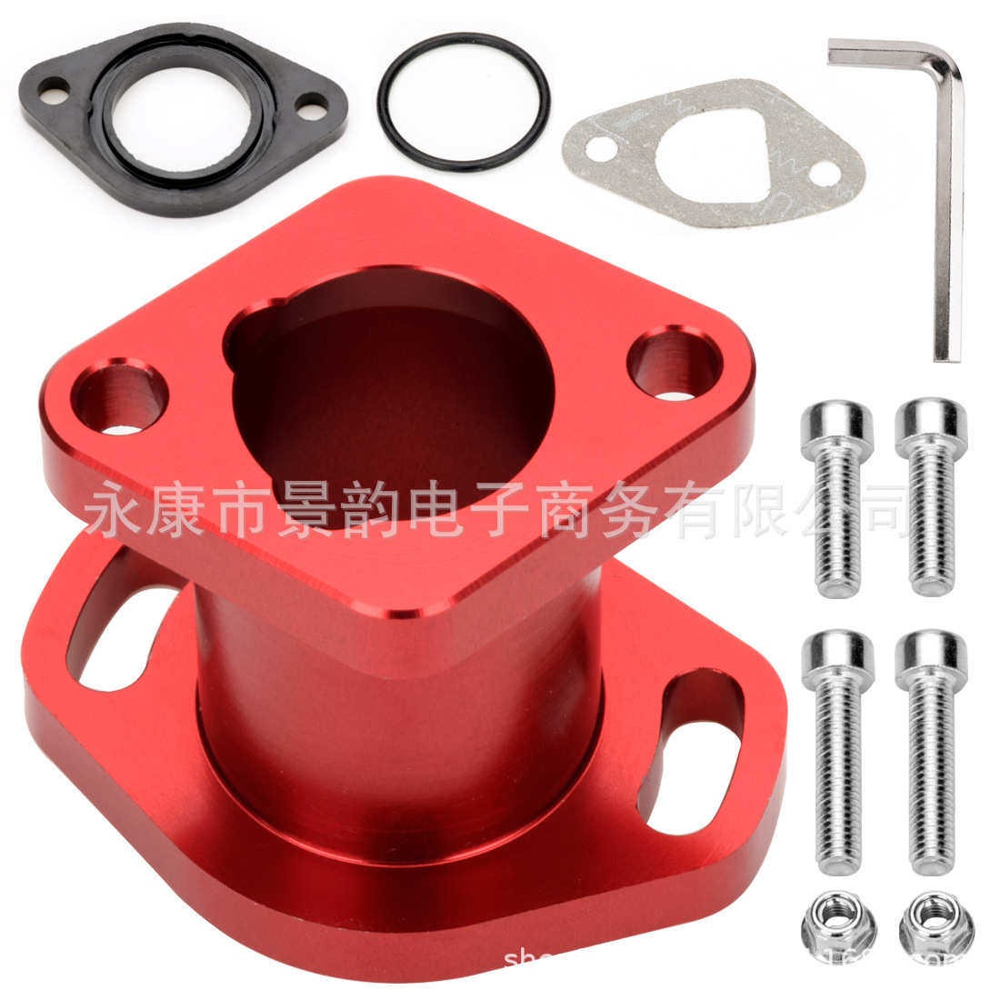 迷你摩托车配件212cc CT200U mb200 cnc改装intake Pip进气管接头