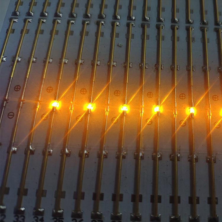 球头码贴片灯珠0805黄光数led发指示灯黄高色0805VBX亮光二极管