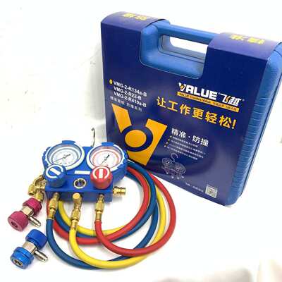 飞越VMG-2-R134A-B汽车制冷剂加液表雪种表压力表冷媒加氟加注表